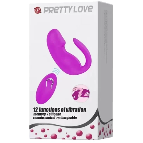 Вибратор для пар Pretty Love - 12 vibration functions, wireless remote control (BI-014482W): Тип и форма Вибромассажер