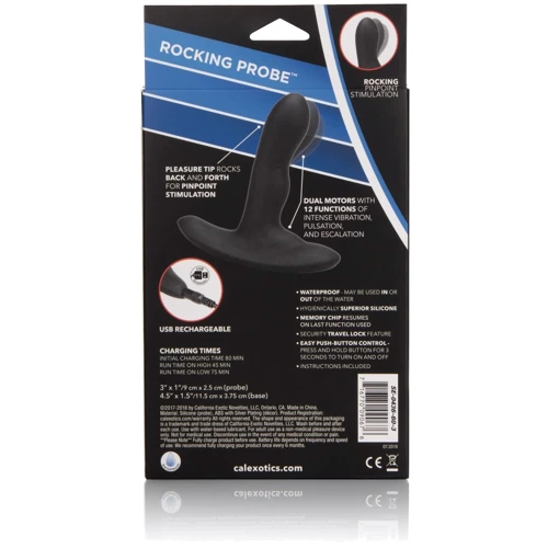 California Exotic Wireless Rocking Probe массажер простаты с дистанционным управлением, 9x2.5 см: Тип Массажеры простаты