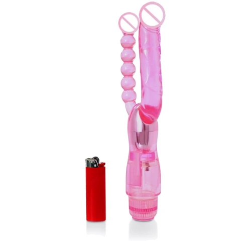 Подвійний вібратор Evolved Dual Pleasure Vibe, рожевий, 27х2,5 см: Призначення Двойные