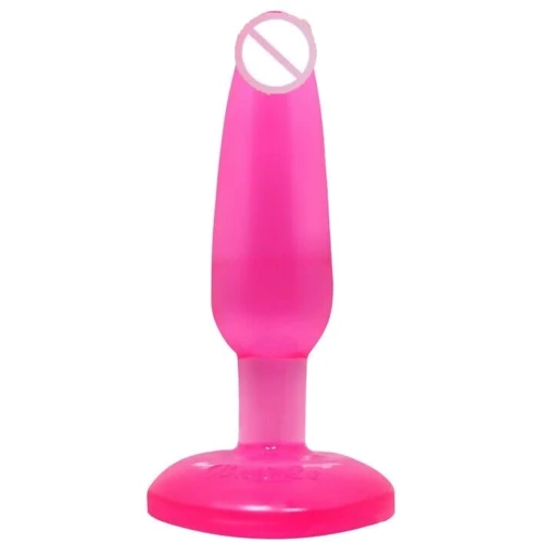 Анальная пробка на присоске Butt plug, BI-017001 Pink
