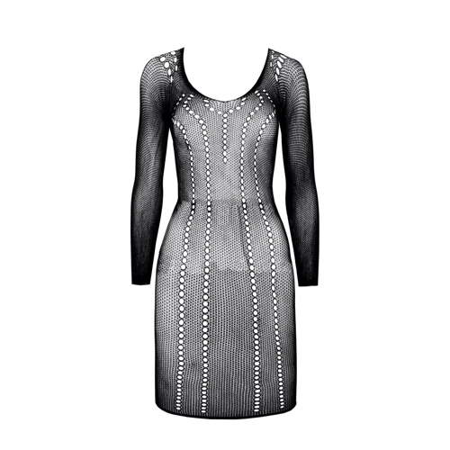 Полупрозрачное мини-платье Passion BS101 One Size white: Вид Платья
