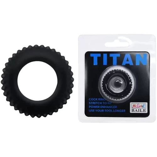 Эрекционное кольцо Titan, BI-210144: Цвет черный