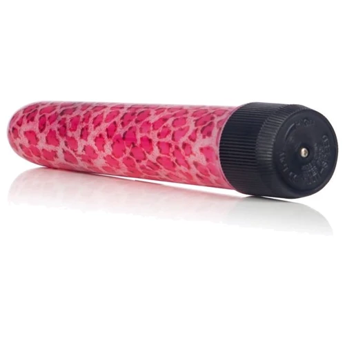 CalExotics Leopard Massager пластиковый вибратор, 17x3 см, розовый: Тип управления Поворотное реле