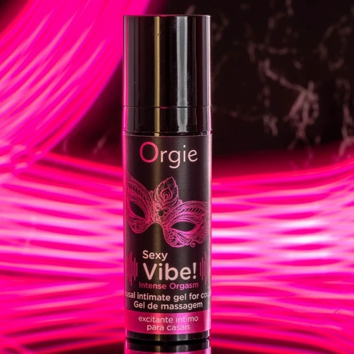 Жидкий вибратор Orgie Sexy Vibe! Intense Orgasm, 15 мл, тепло-холод, очень мощный фото 4