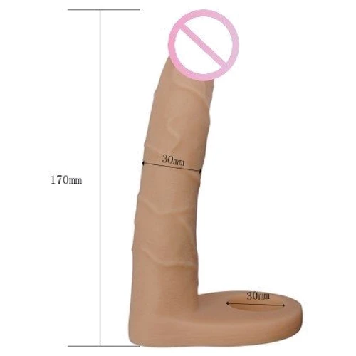 Насадка для подвійного проникнення LoveToy The Ultra Soft Double 7": Наявність вібрації немає