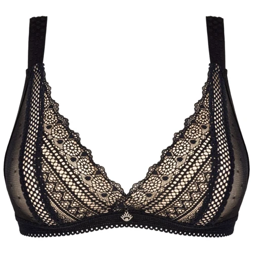 Бюстгальтер Obsessive Estiqua black M/L: Материал Полиамид