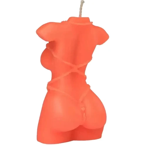 Свеча LOVE FLAME - Shibari II Orange Fluor, CPS13-ORANGE: Цвет оранжевый