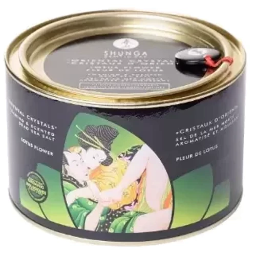 Соль для ванны Shunga Oriental Crystals Bath Salts ORGANIC - Lotus Flower (600 г) соль Мертвого моря фото 9