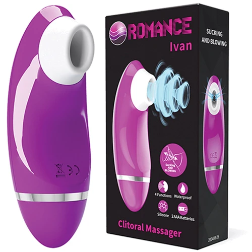 Клиторальный стимулятор Romance Ivan Clitoral Massager Purple: Тип управления Кнопочное