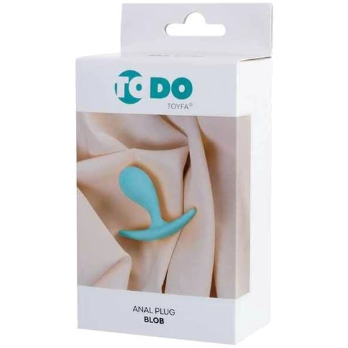 Анальная пробка ToDo Anal Plug Blob (бирюзовая) фото 7