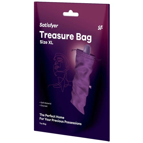 Мешочек для хранения игрушек Satisfyer Treasure Bag XL Violet фото 3