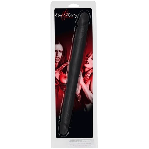Двосторонній фалоімітатор Orion Bad Kitty Double Dong Black 40 см: Призначення Вагинальные