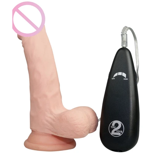 Реалістичний вібратор Orion RealFlesh Vibrating Dong 7inch: Призначення Вагінальні