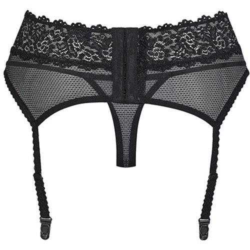 Пояс зі стрінгами Obsessive 852-GAR-1, S / M: Застосування На тіло