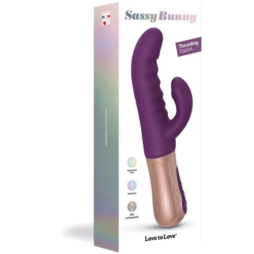 Двойной пульсатор кролик Love To Love SASSY BUNNY - PURPLE RAIN: Назначение Для точки ДЖИ