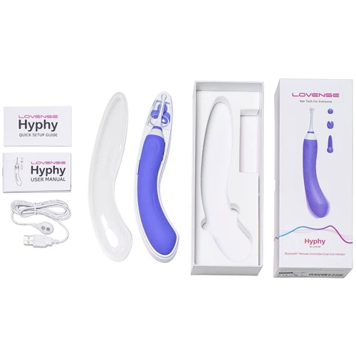 Двусторонний смарт вибратор Lovense Hyphy: Диаметр, см 3.5