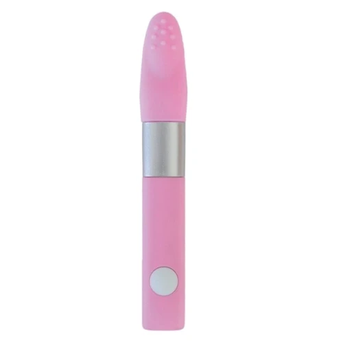 Миниатюрный вибратор Qvibry Mini Vibe Pink, 12х2 см
