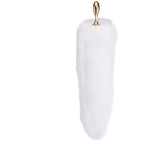 Анальная пробка LOCKINK Sevanda White Fox-Tail Anal Pear-shape Plug: Для кого Унисекс