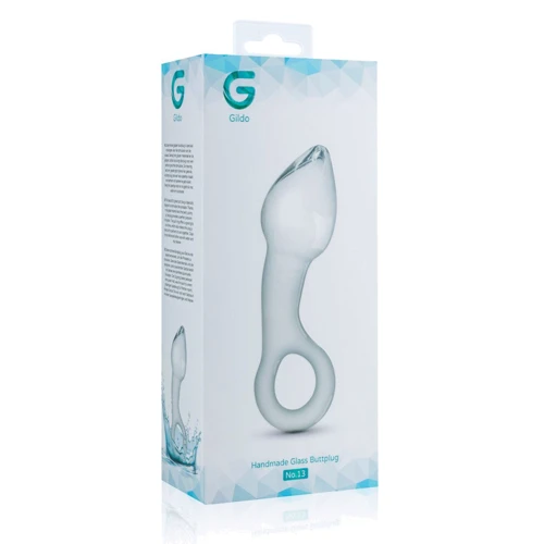 Стеклянный стимулятор простаты Gildo Glass Prostate Plug No. 13 фото 5