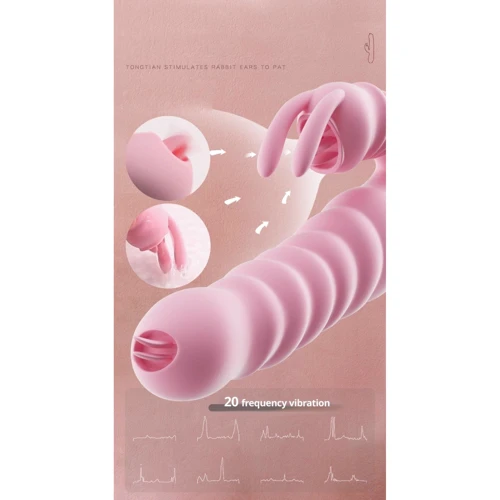 Вибратор с толчками и подогревом BOSS Series Hannah Pink: Диаметр, см 3