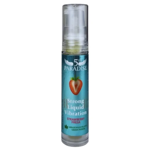 Жидкий вибратор 5th Paradise Strong Liquid Vibration Strawberry, 10 мл