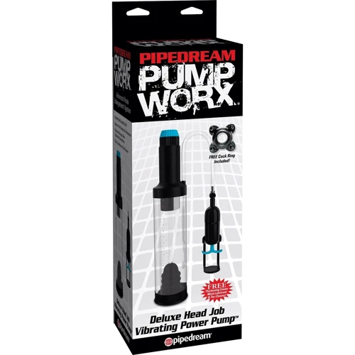 Pipedream Deluxe Head Job Pump - вакуумна помпа для члена, 18х5 см: Тип Помпа для члена