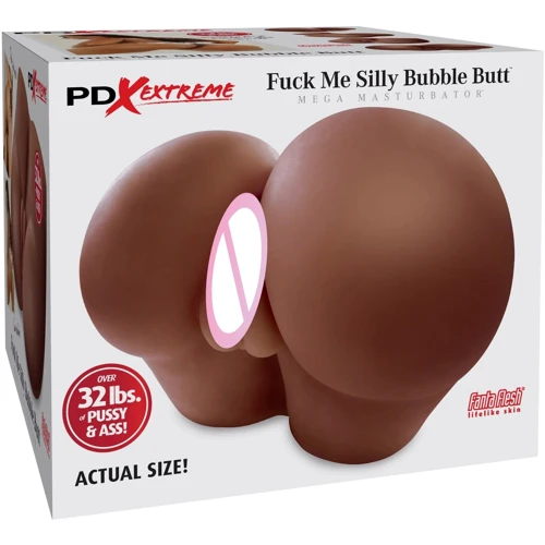 Мастурбатор Pipedream PDX Extreme Fuck Me Silly Bubble Butt Brown (PDRD17323): Материал TPE (термопластичный эластомер)