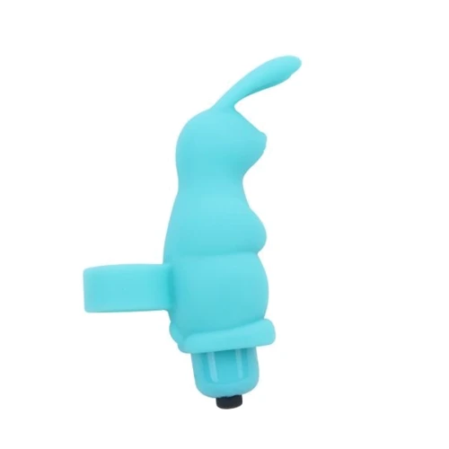 Вібромасажер на палець Chisa Sweeiie Rabbit, Blue