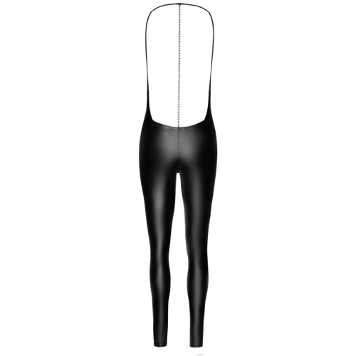 Комбінезон Noir Handmade F306 Mirage catsuit with jewelry rhinestone chain adorning the back Black, XXL: Розмір XXL