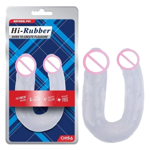 Фаллоимитатор двойной CHISA 14 Inch Dildo Clear: Назначение Для двойного проникновения
