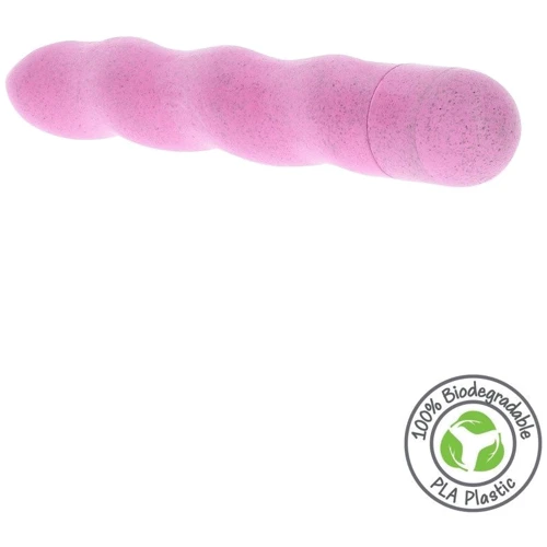 Вибратор Fuck Green Organic Wave Vibrator Pink: Тип и форма Вибропули
