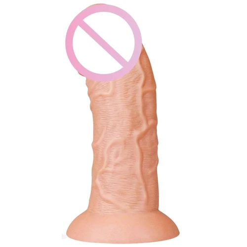 Фалоімітатор LoveToy Realistic Curved Dildo Flesh 9.5"