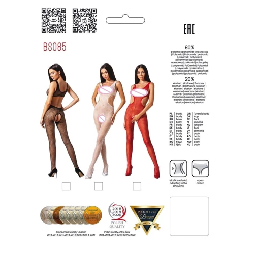 Бодистокинг Passion BS085 red: Применение На тело