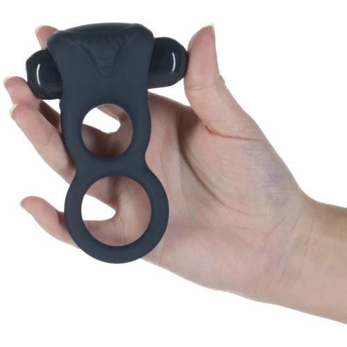 Двойное эрекционное кольцо с вибрацией LUX Active -Triad - Vibrating Dual Cock Ring, пульт ДУ фото 6