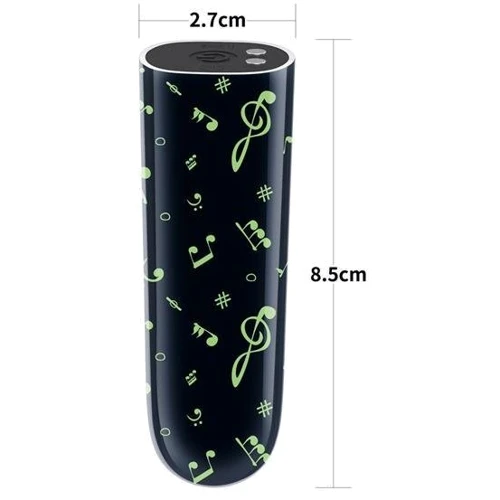 Клиторальный вибратор LoveToy Music Massager Glow In The Dark: Тип и форма Вибропули