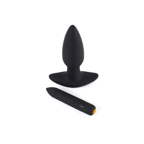 Pornhub Vibrating Butt Plug - анальная пробка с вибрацией, 14.5x3.5 см