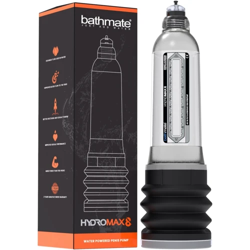 Гідромпом Bathmate Hydromax 8 Clear (для члена довжиною від 15 до 20 см, діаметр до 5,5 см: Тип Помпа для члена