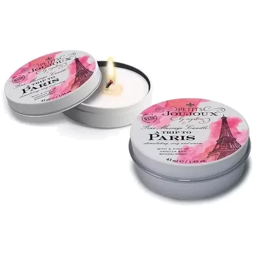 Масажна свечa Mystim Petits Joujoux - Paris - Vanilla and Sandalwood (43 мл): Особливості З ароматом