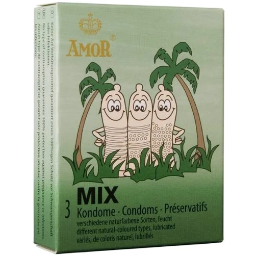 Презервативы Amor Mix, 3 шт.
