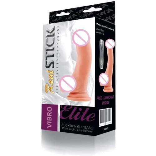 Вібратор Toyfa Real Stick Elite Vibro Flesh: Для кого Для жінок