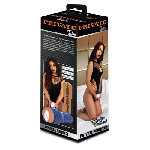 Private Ginebra Pornstar Pussy - мастурбатор-вагина, 26х8,5 см: Назначение Автоматический