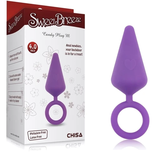 Анальная пробка CHISA Sweet Breeze Candy Plug M Purple: Для кого Унисекс