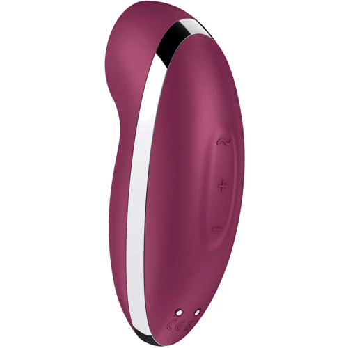 Вібростимулятор-пульсатор Satisfyer Tap & Climax 2 Red: Тип і форма Вибромассажер
