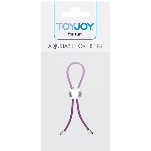 Петля для пениса Toy Joy - Adjustable Love Ring Purple (10312-PURPLE)