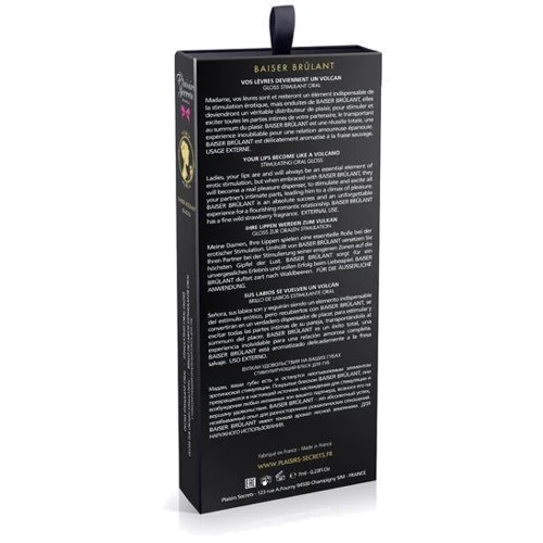 Стимулирующий блеск для губ Plaisirs Secrets Stimulating Oral Gloss Baiser Brulant (7 мл): Для кого Для женщин