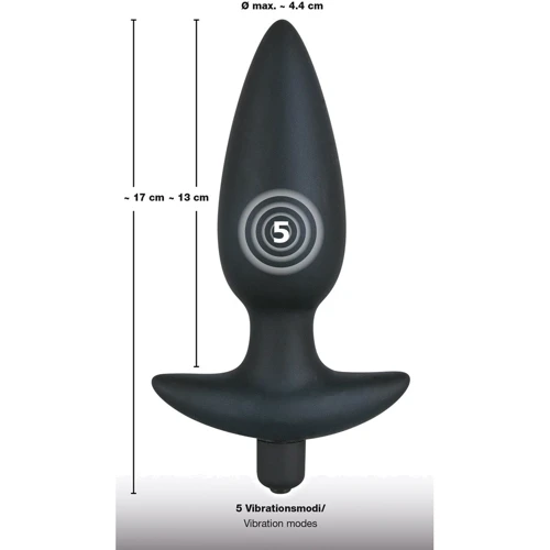 Анальная пробка Orion - Black Velvet Vibrating Plug Large: Тип Анальные пробки