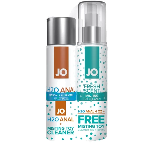 Комплект System JO GWP — ANAL H2O Lubricant 120 мл + Misting Toy Cleaner 120 мл