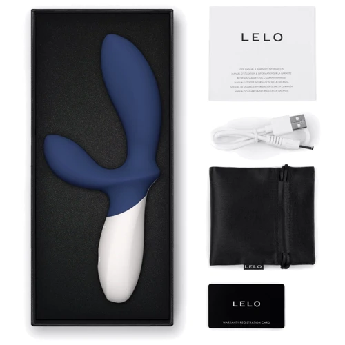 Масажер простати LELO Loki Wave 2 Base Blue, 2 мотори, манливий рух + вібрація: Тип Массажеры простаты