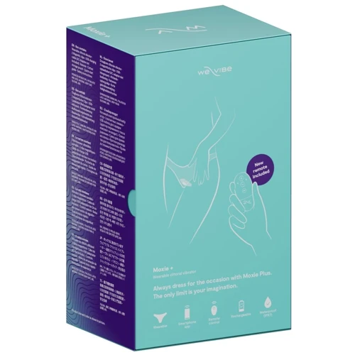 Смарт-вибратор в трусики We-Vibe Moxie+ Aqua с пультом ДУ: Для кого Для женщин