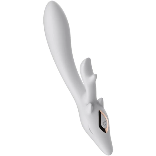 Вибратор BOSS Silicone Rabbit Vibrator White